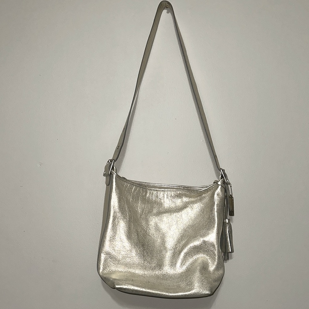 Coach Silver Metallica Purse